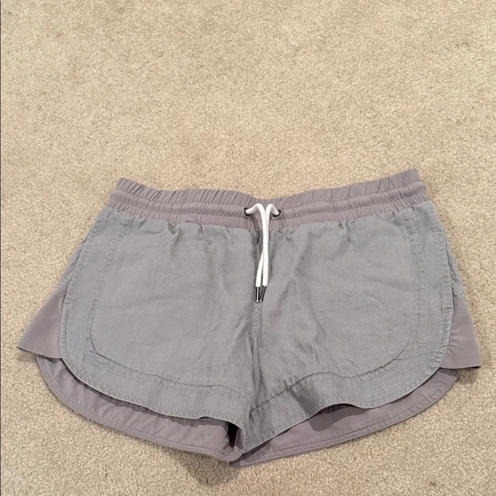 Athleta Light Gray Kai  Shorts